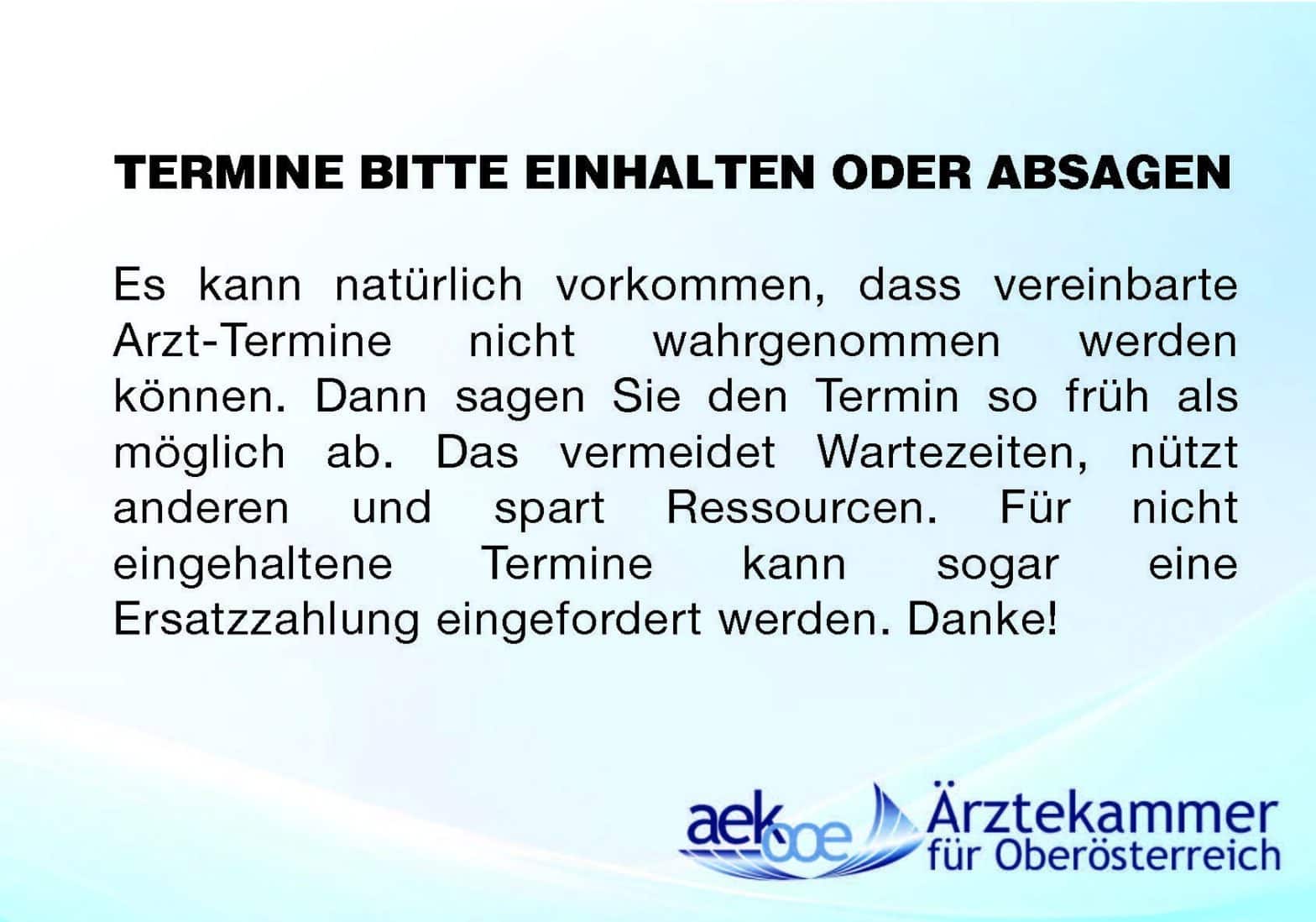 Termin DR LORENZ LINZNER FACHARZT F R ALLGEMEINMEDIZIN UND 